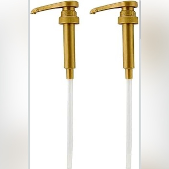 Gold Syrup Pumps (Set of 5) - Picture 5 of 5